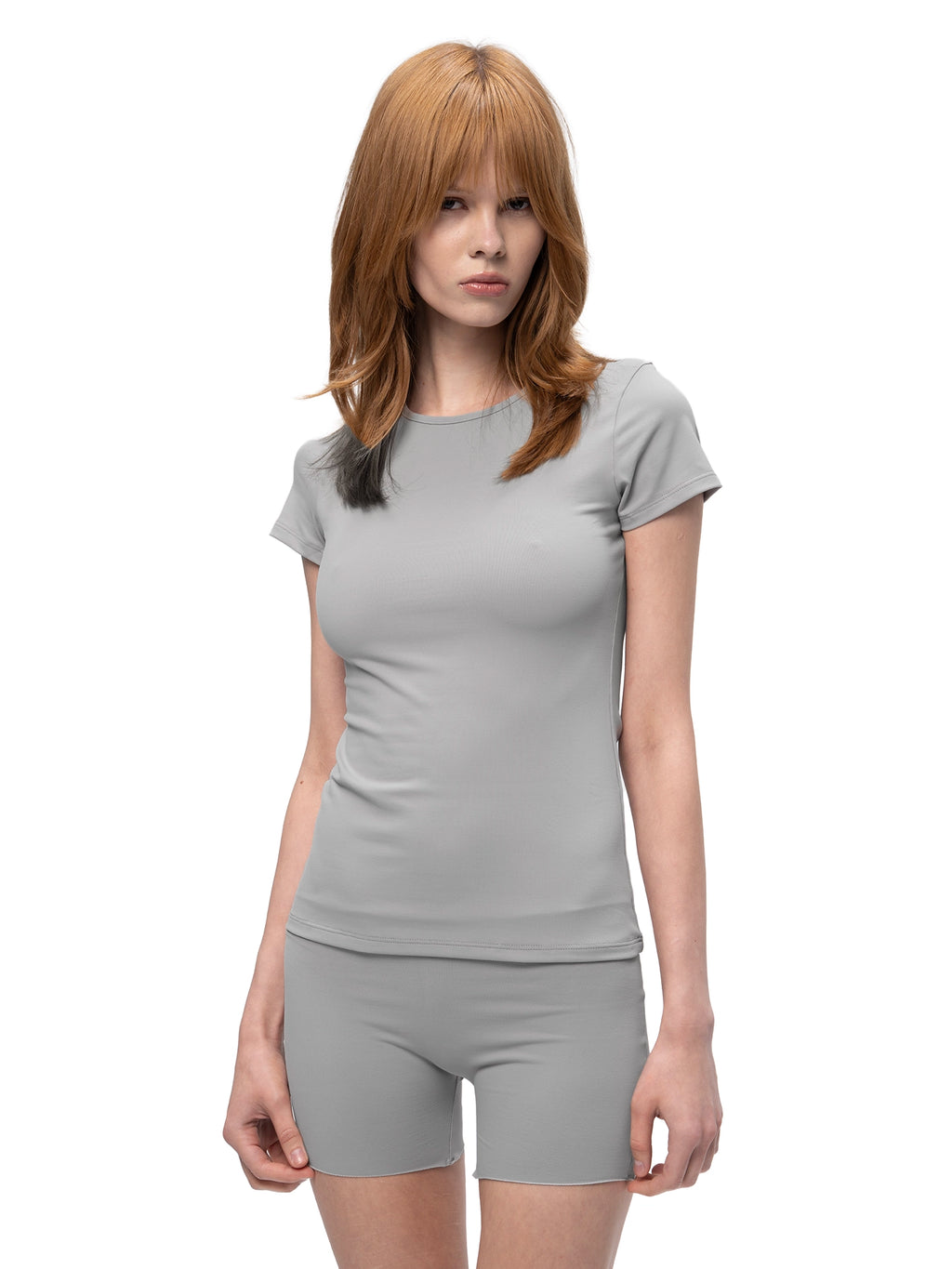 BABY TEE LONG PLATINUM