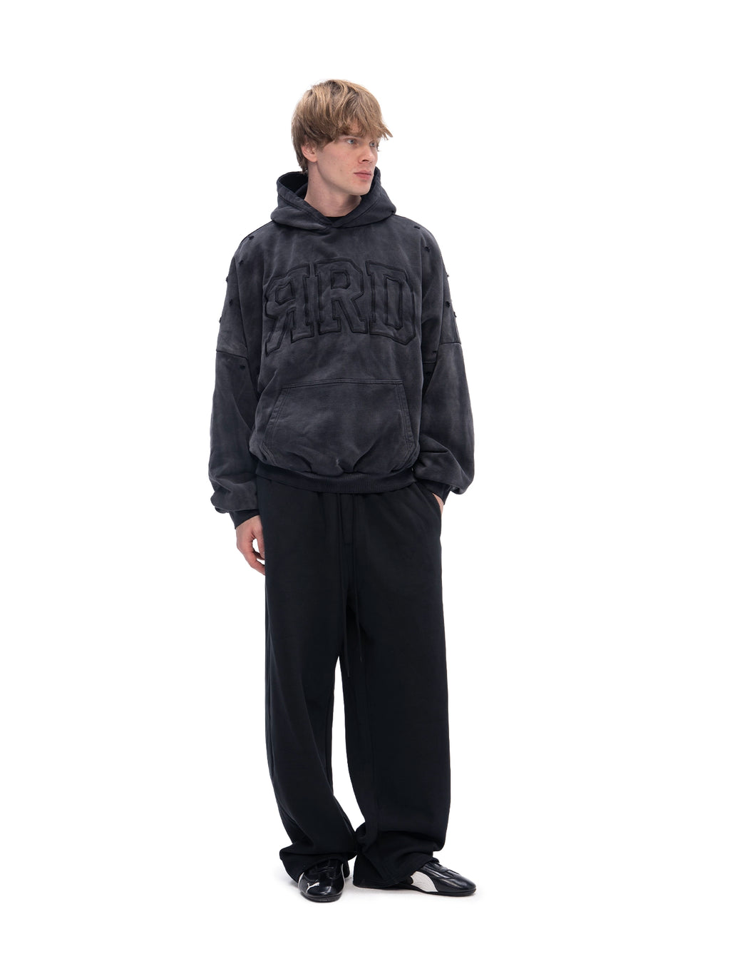 DOUBLE SKIN HOODIE ЯRD OIL