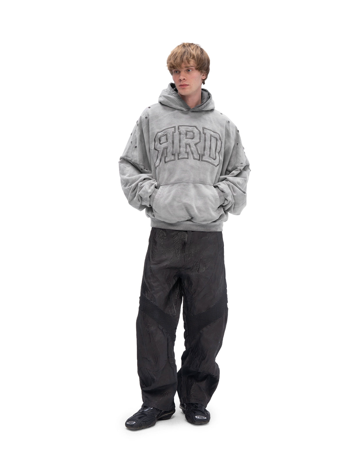 DOUBLE SKIN HOODIE ЯRD CONCRETE