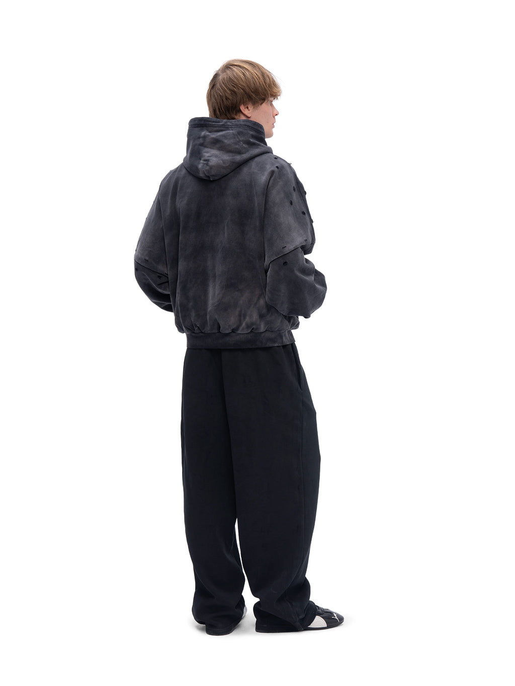 DOUBLE SKIN HOODIE ЯRD OIL