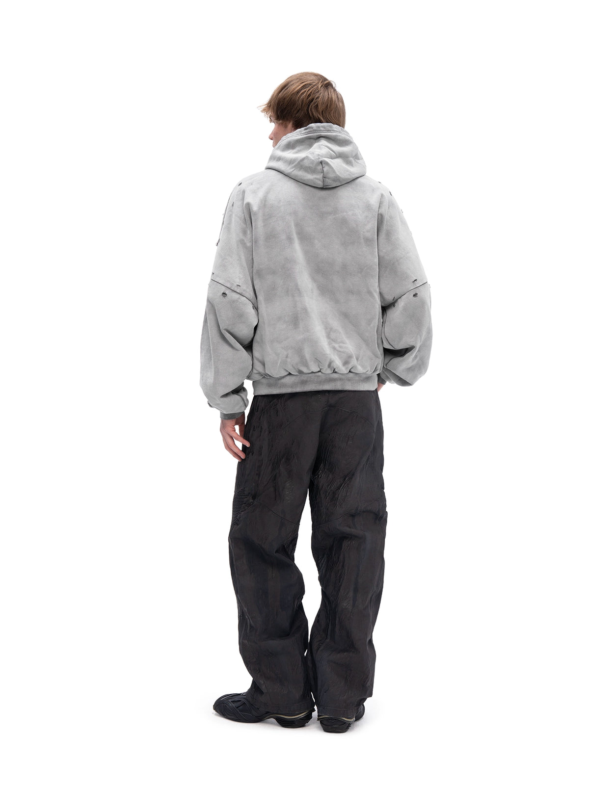 DOUBLE SKIN HOODIE ЯRD CONCRETE