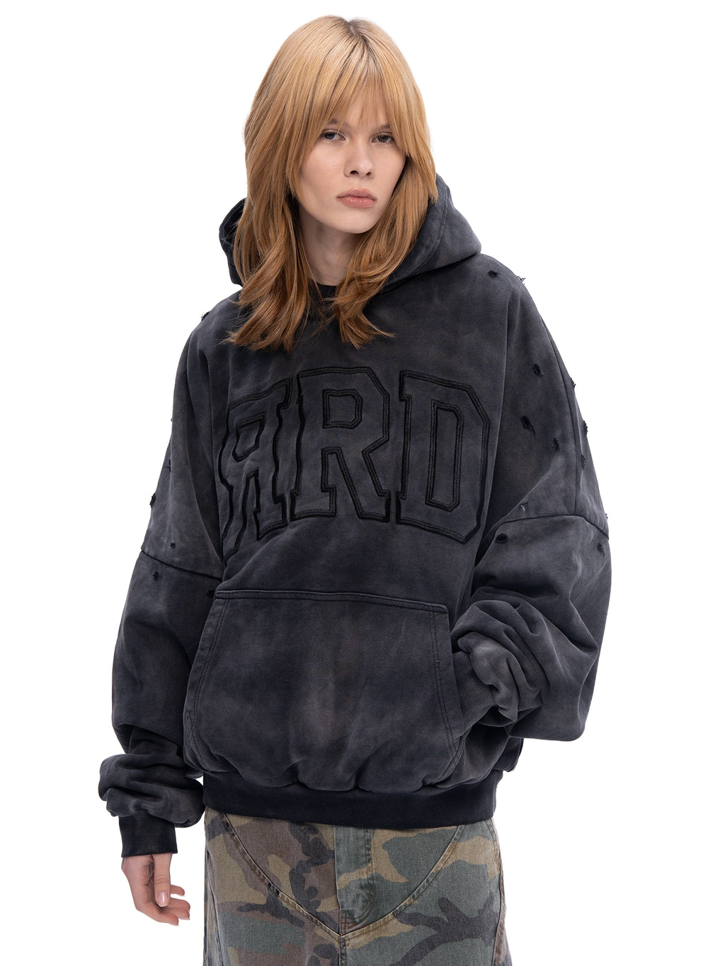 DOUBLE SKIN HOODIE ЯRD OIL