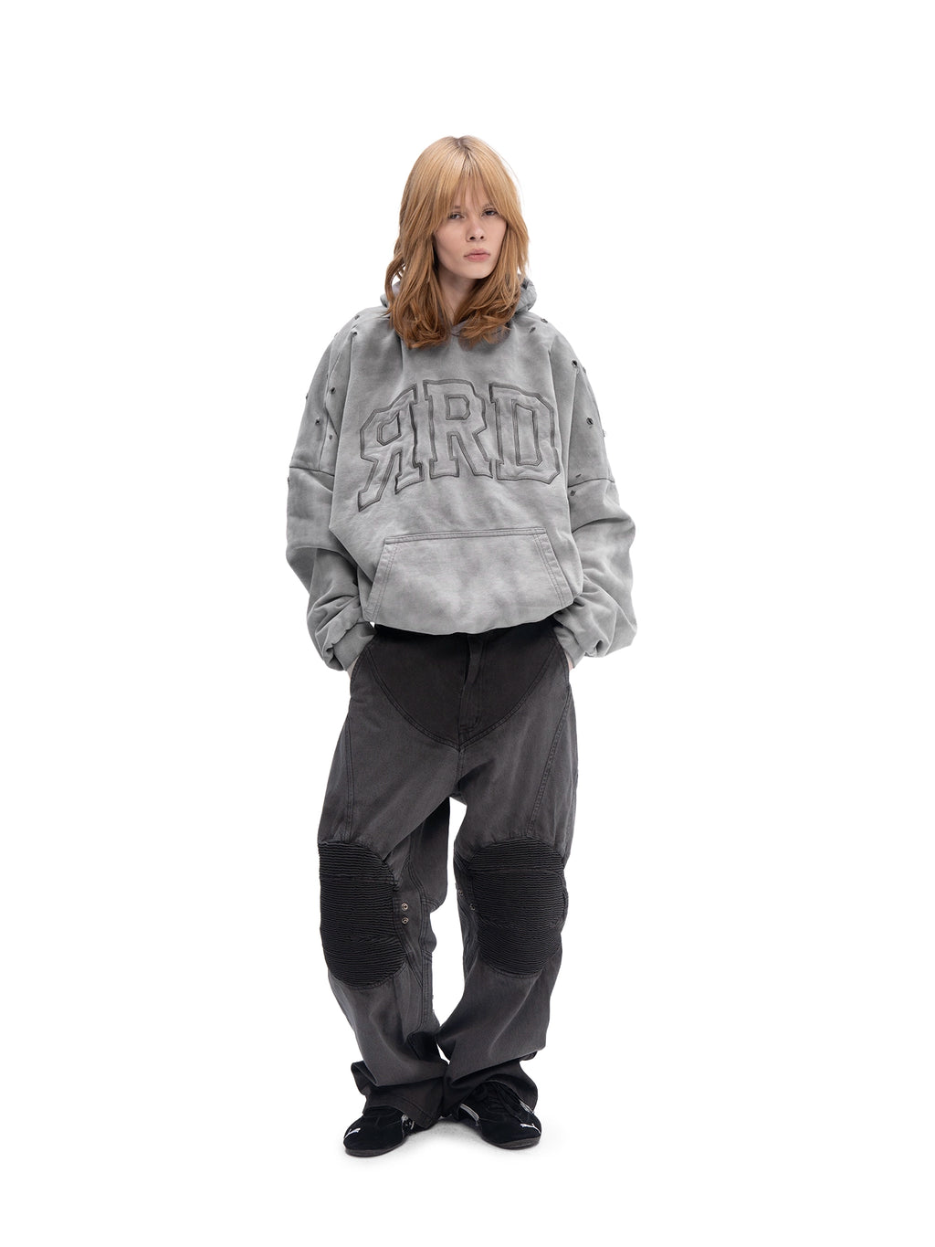 DOUBLE SKIN HOODIE ЯRD CONCRETE
