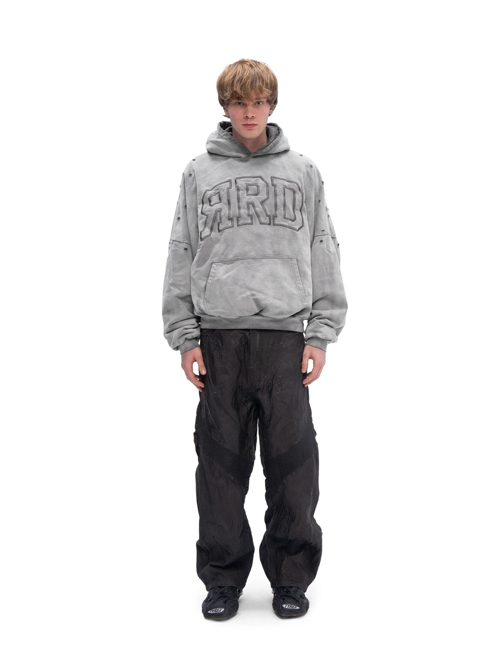 DOUBLE SKIN HOODIE ЯRD CONCRETE