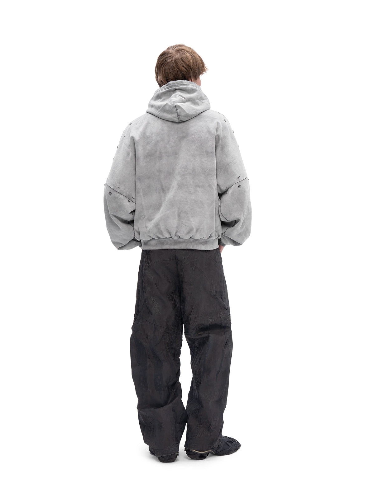 DOUBLE SKIN HOODIE ЯRD CONCRETE