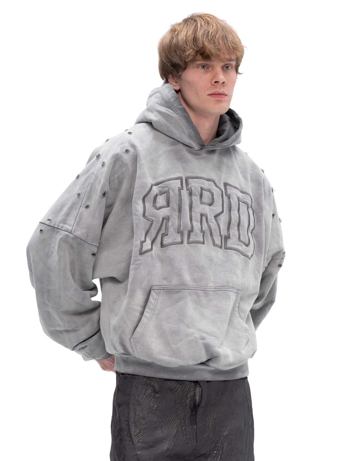 DOUBLE SKIN HOODIE ЯRD CONCRETE