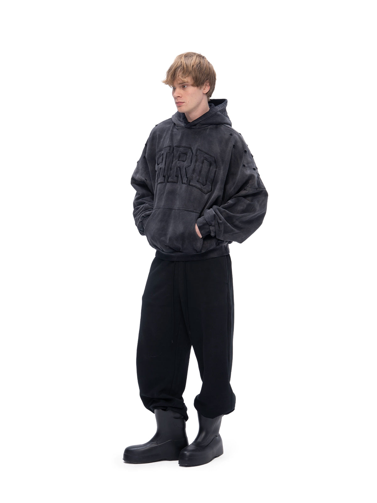 DOUBLE SKIN HOODIE ЯRD OIL