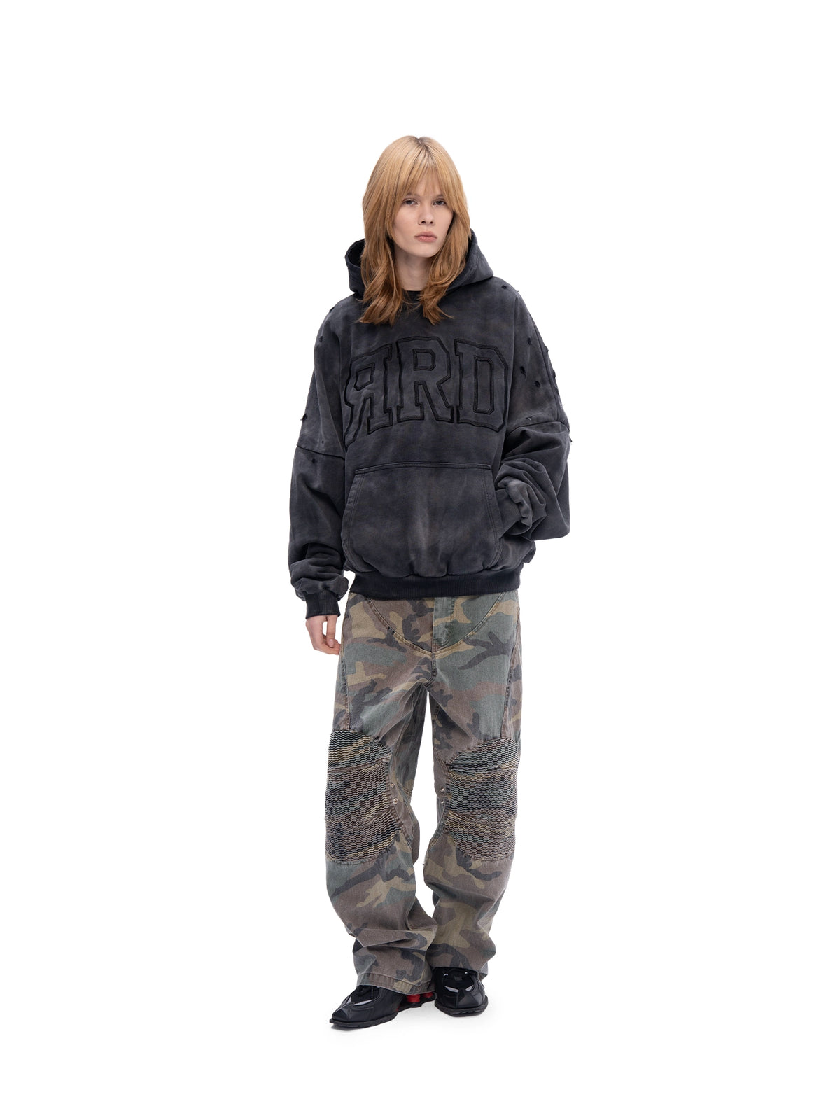 DOUBLE SKIN HOODIE ЯRD OIL