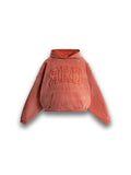 DOUBLE SKIN HOODIE ЯRD ORANGE