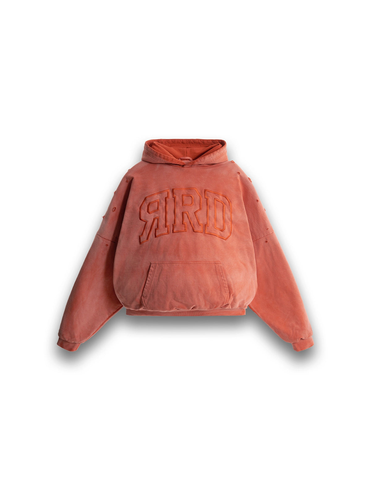 DOUBLE SKIN HOODIE ЯRD ORANGE