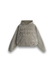 DOUBLE SKIN HOODIE SEO OLIVE