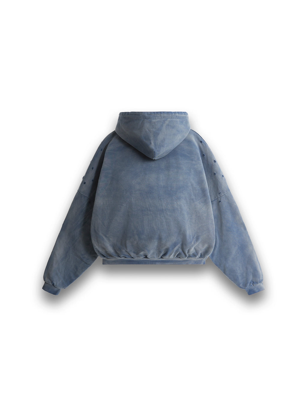 DOUBLE SKIN HOODIE SEO DIRTY BLUE