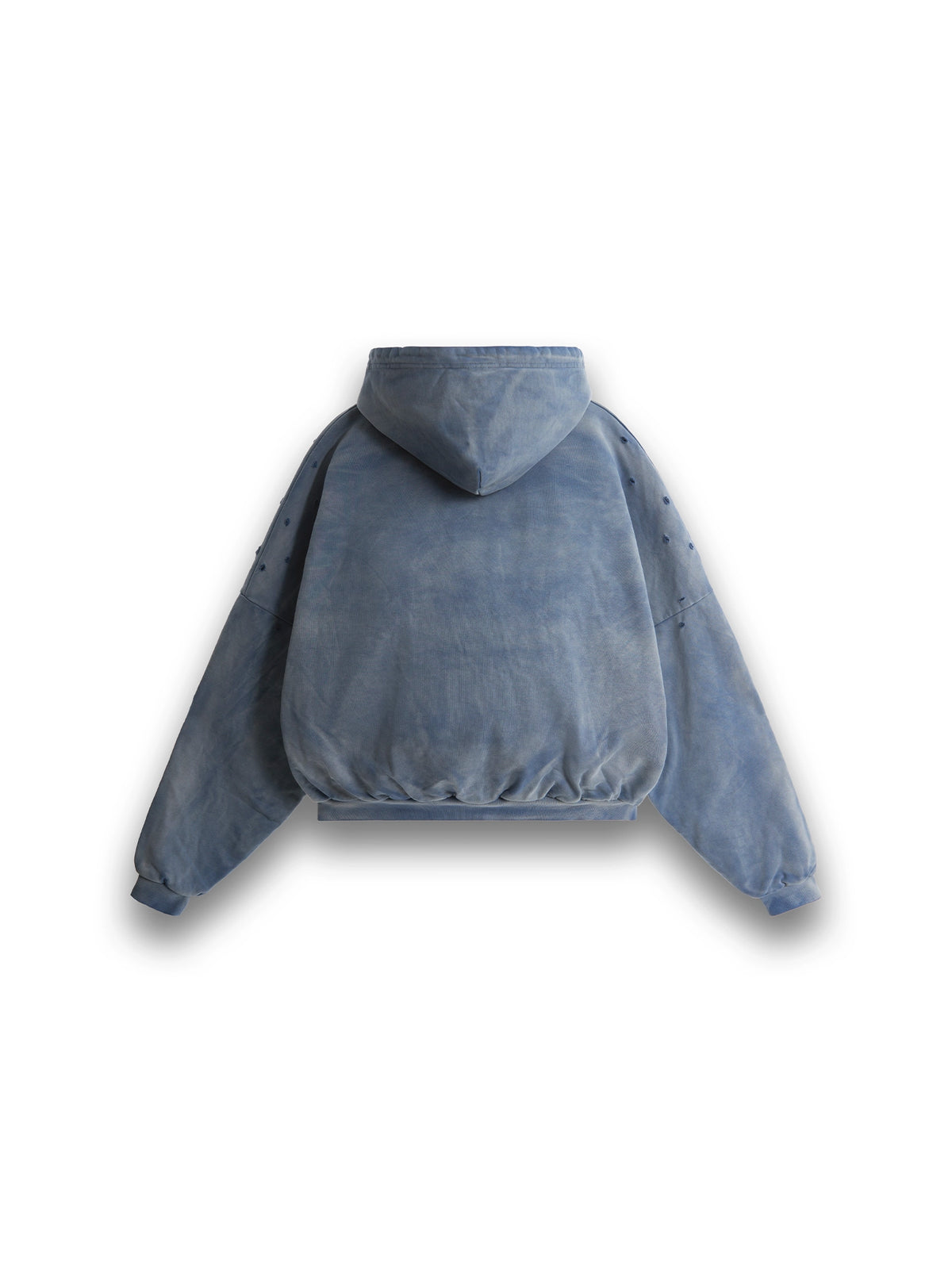 DOUBLE SKIN HOODIE SEO DIRTY BLUE