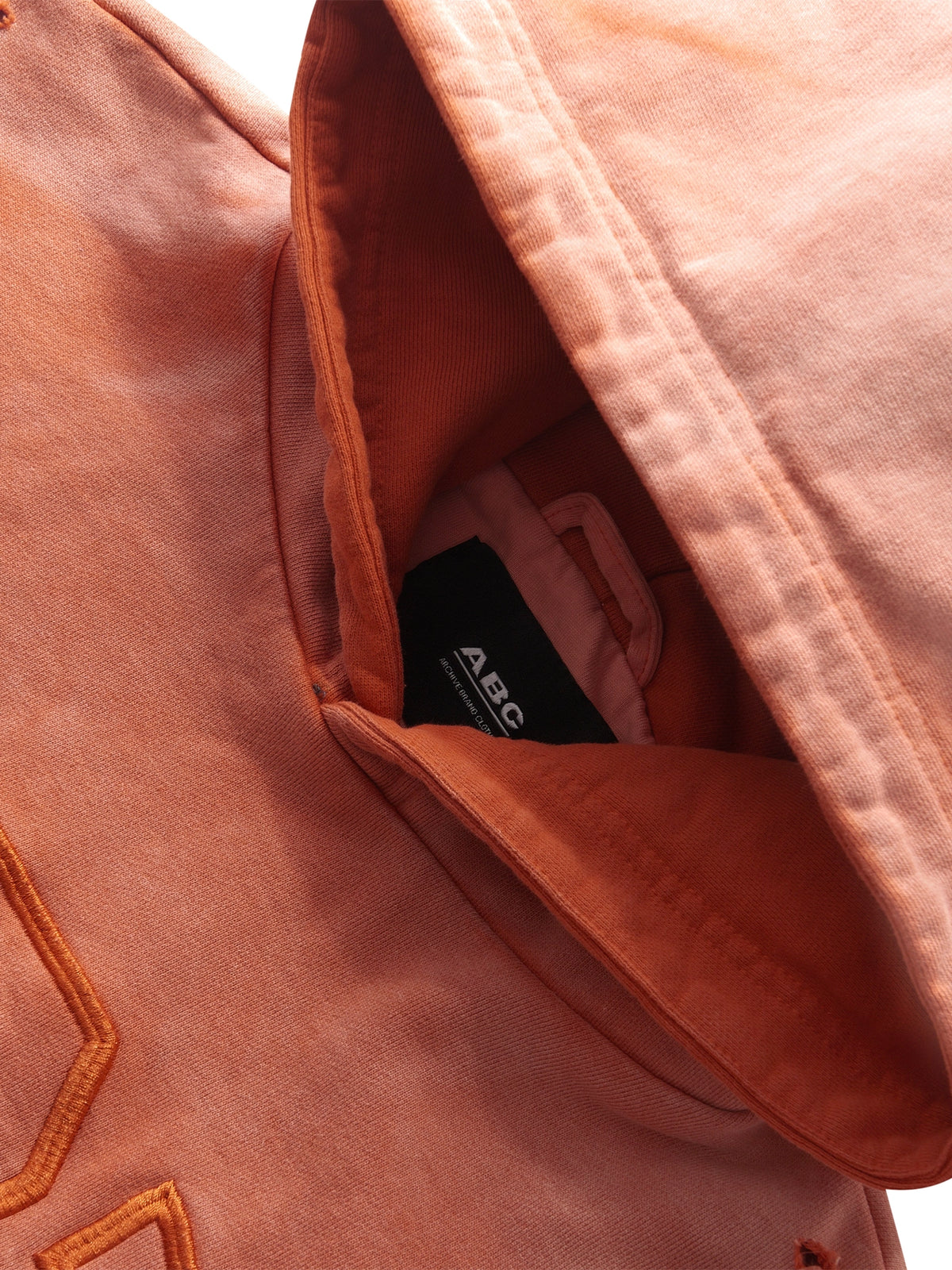 DOUBLE SKIN HOODIE ЯRD ORANGE