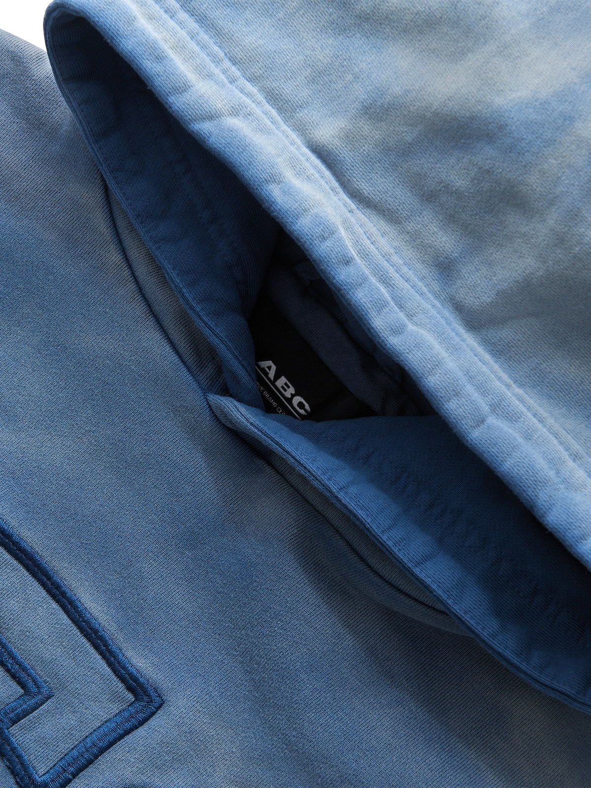 DOUBLE SKIN HOODIE SEO DIRTY BLUE