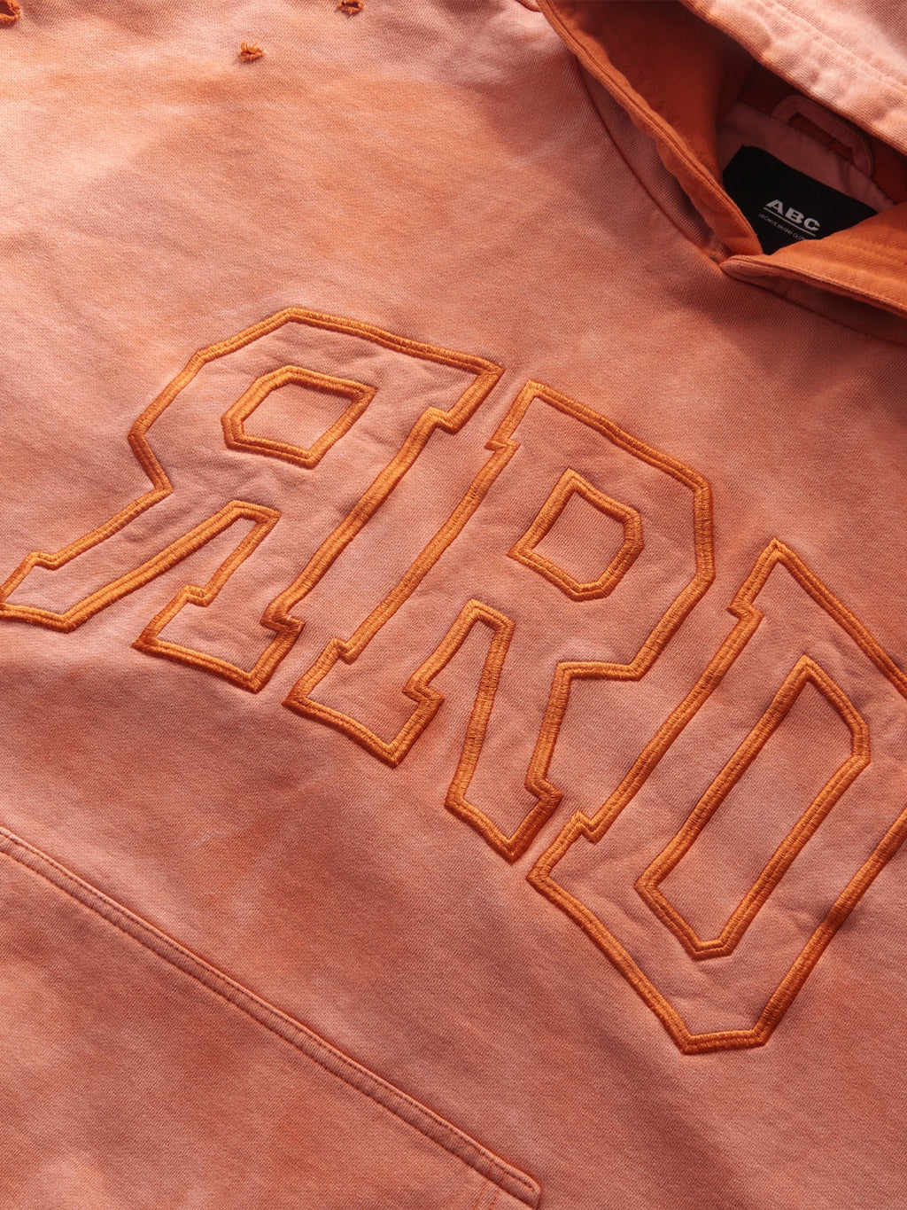 DOUBLE SKIN HOODIE ЯRD ORANGE