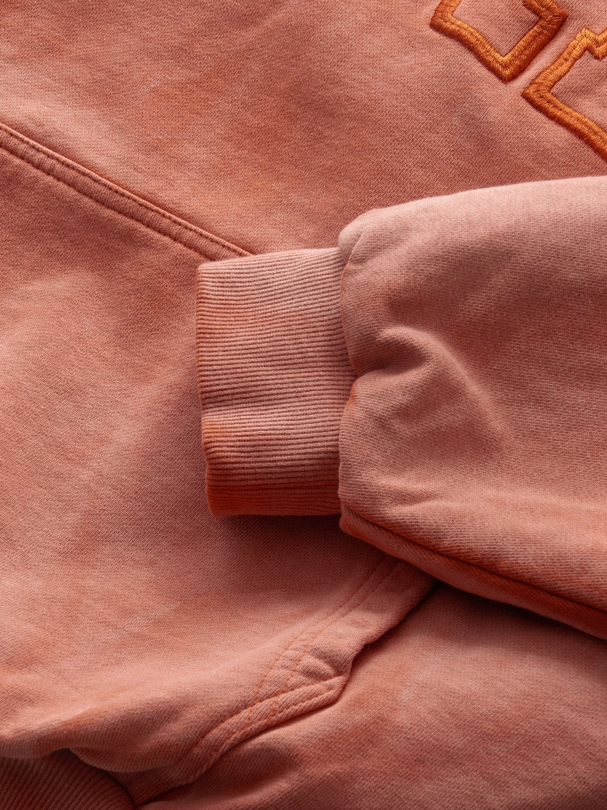 DOUBLE SKIN HOODIE ЯRD ORANGE