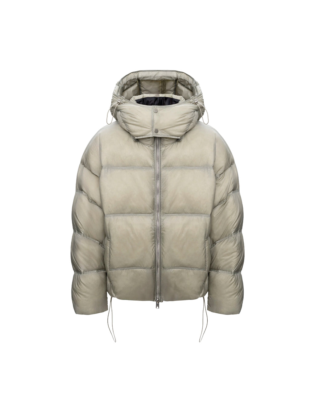 DOWN JACKET MODULE BEIGE-GREEN — ABC Archive Brand Clothes