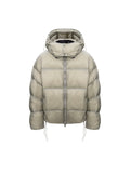 DOWN JACKET MODULE BEIGE-GREEN — ABC Archive Brand Clothes