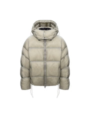 DOWN JACKET MODULE BEIGE-GREEN
