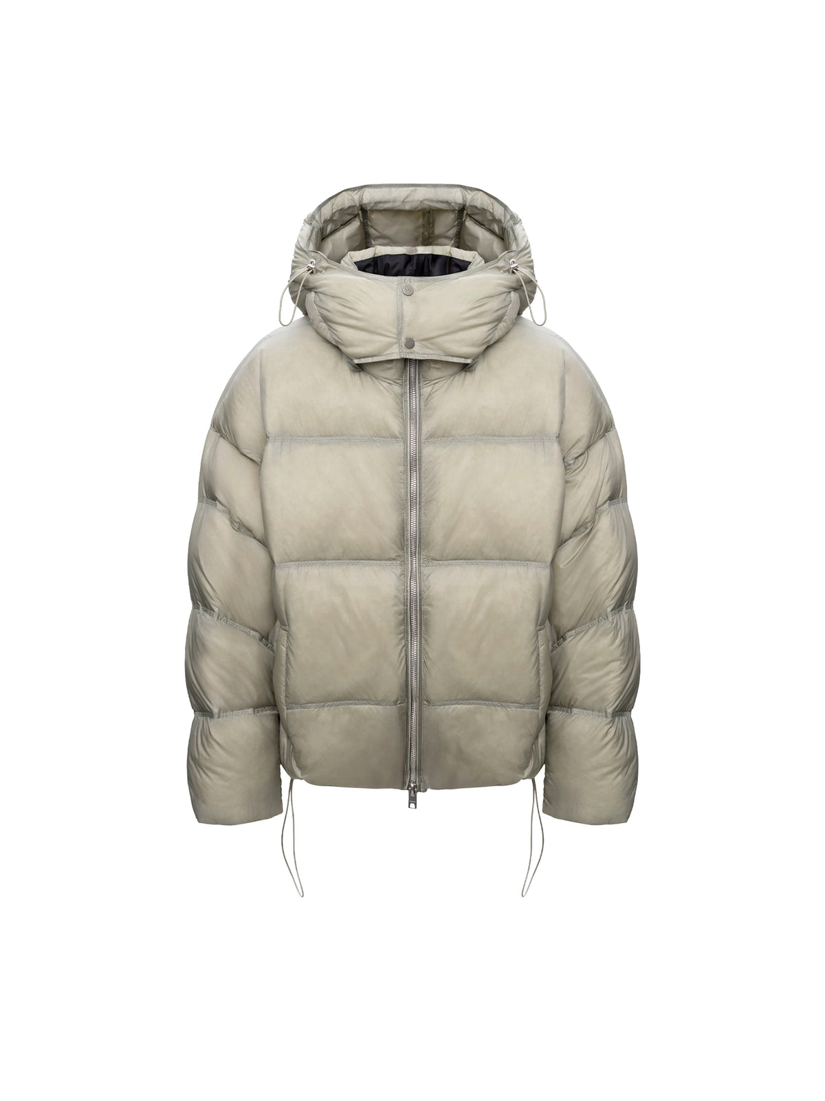 DOWN JACKET MODULE BEIGE-GREEN — ABC Archive Brand Clothes