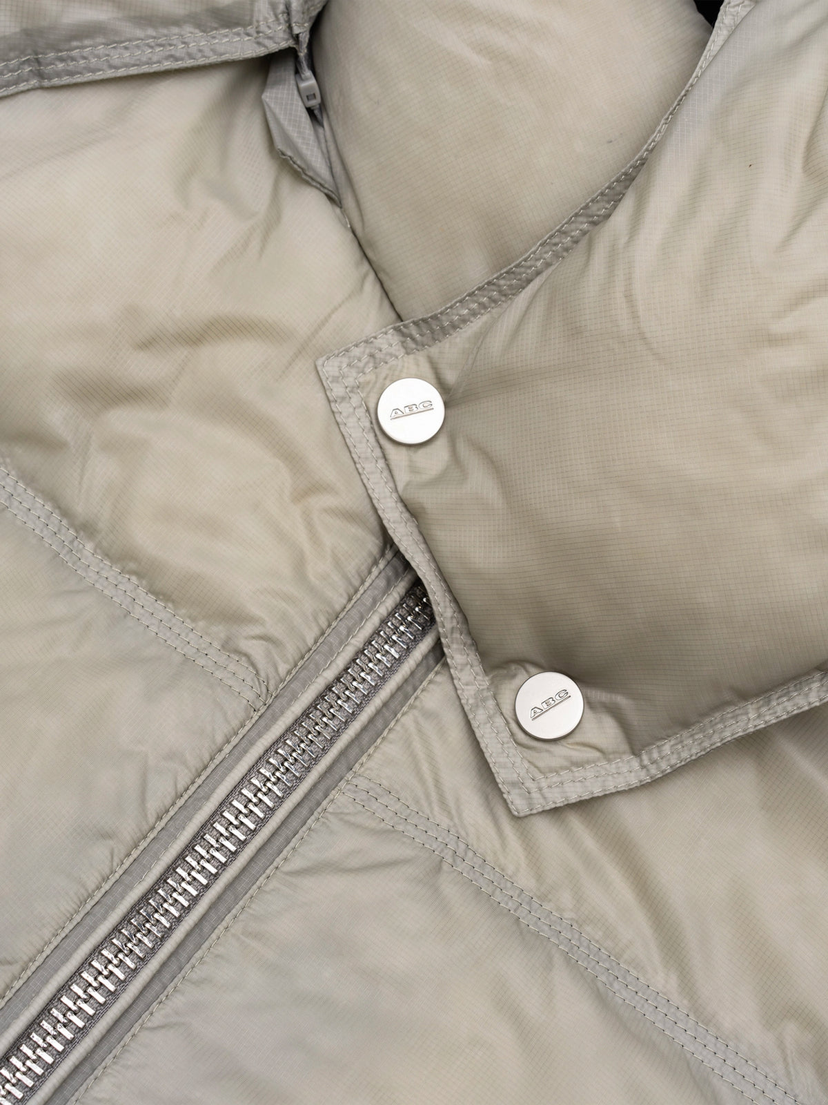 DOWN JACKET MODULE BEIGE-GREEN — ABC Archive Brand Clothes, view 8