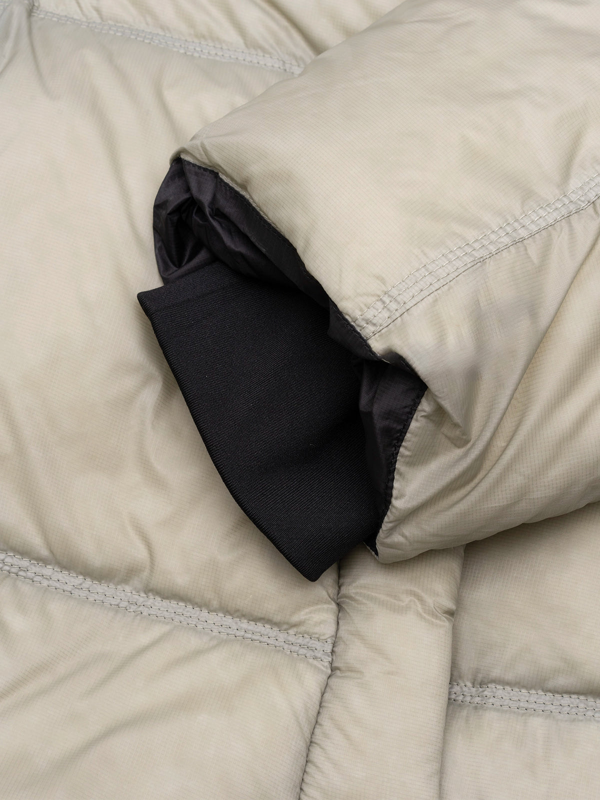 DOWN JACKET MODULE BEIGE-GREEN — ABC Archive Brand Clothes, view 10