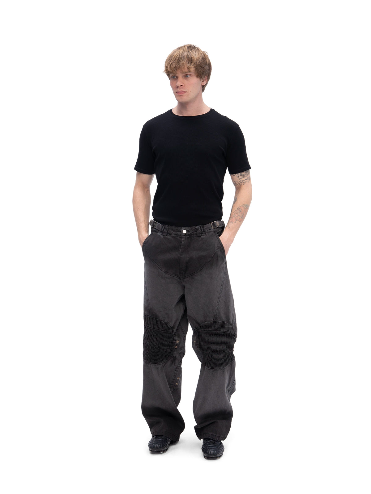 SHADOW PANTS WASH BLACK