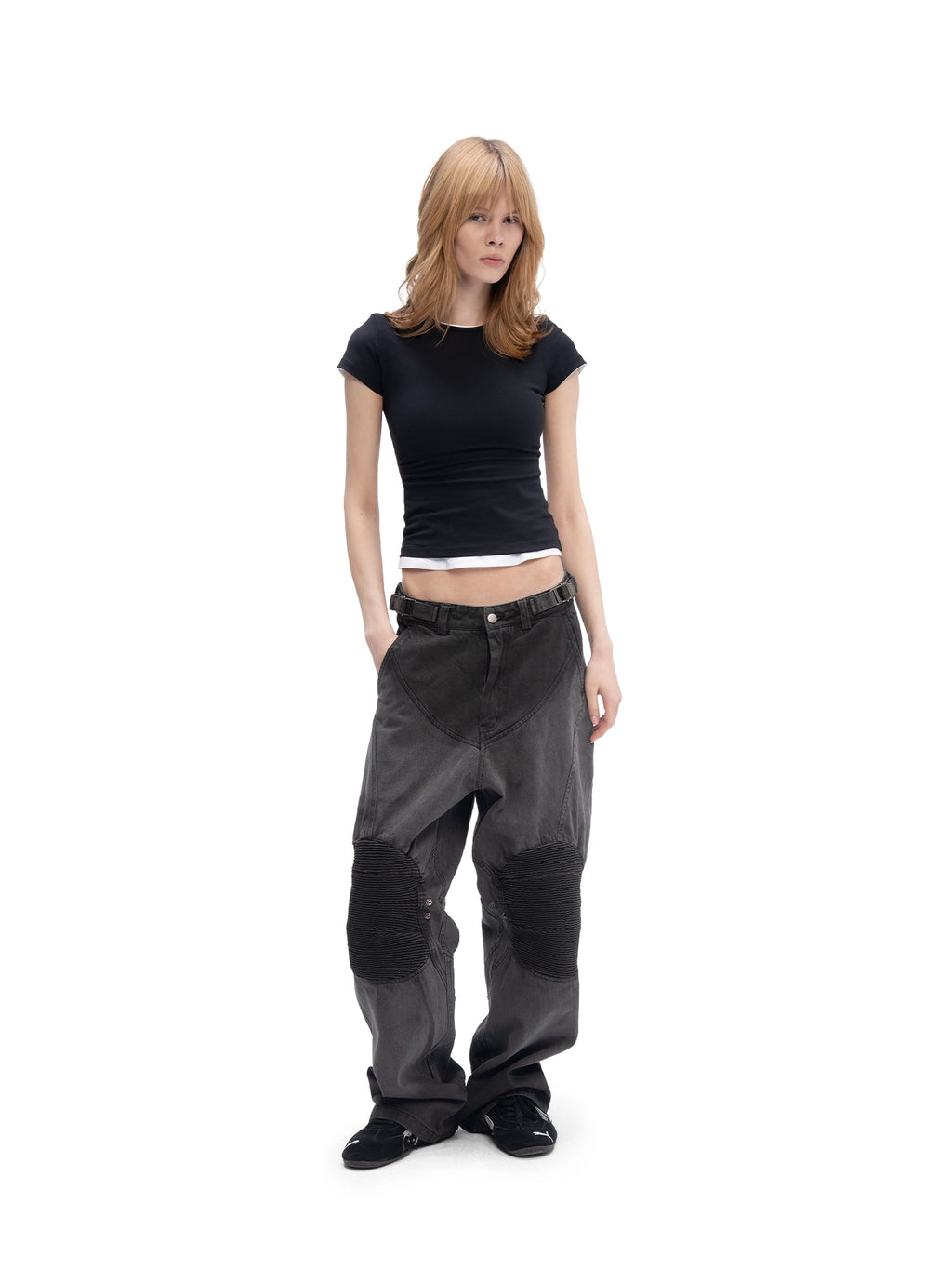 SHADOW PANTS WASH BLACK