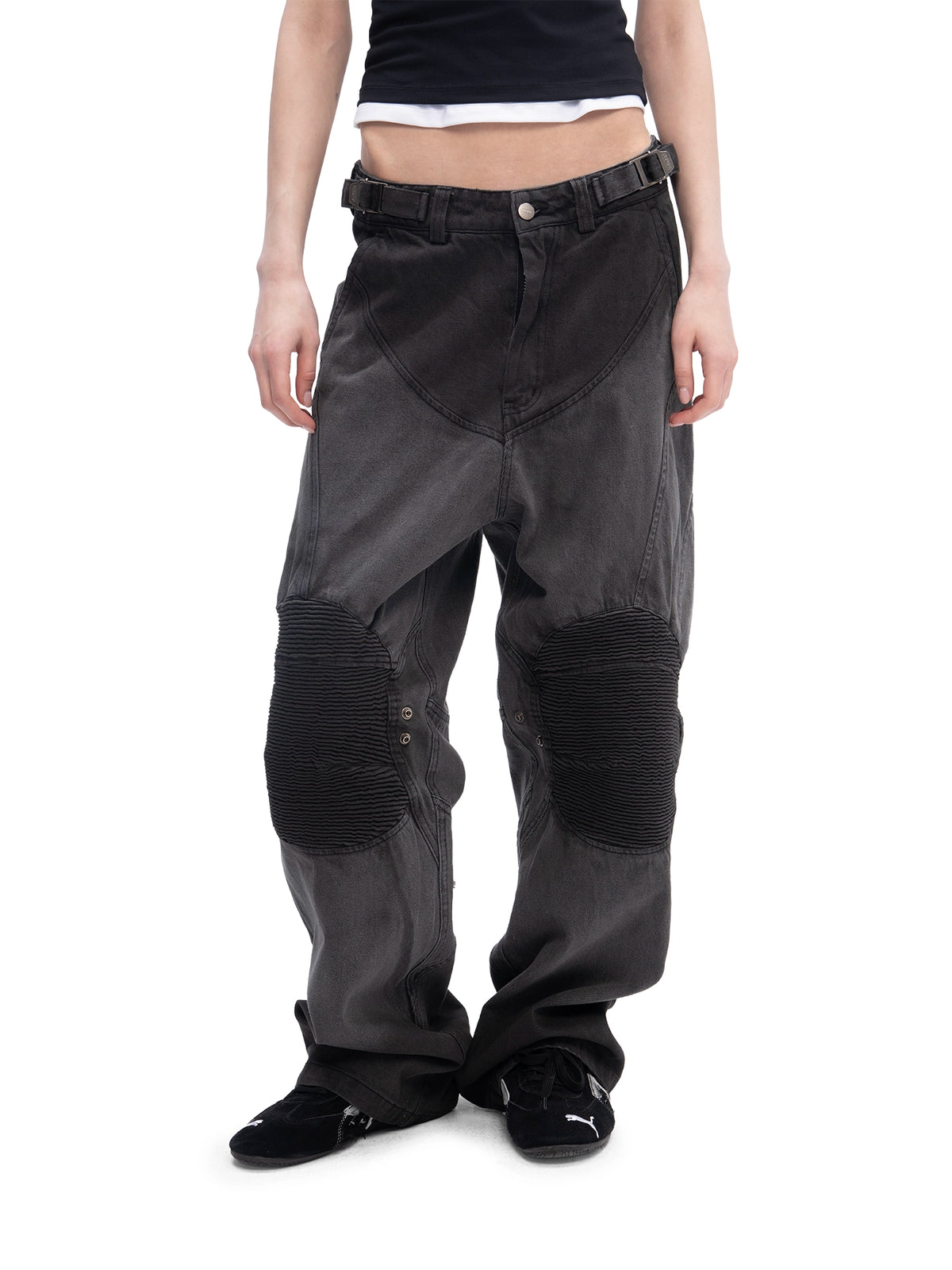 SHADOW PANTS WASH BLACK