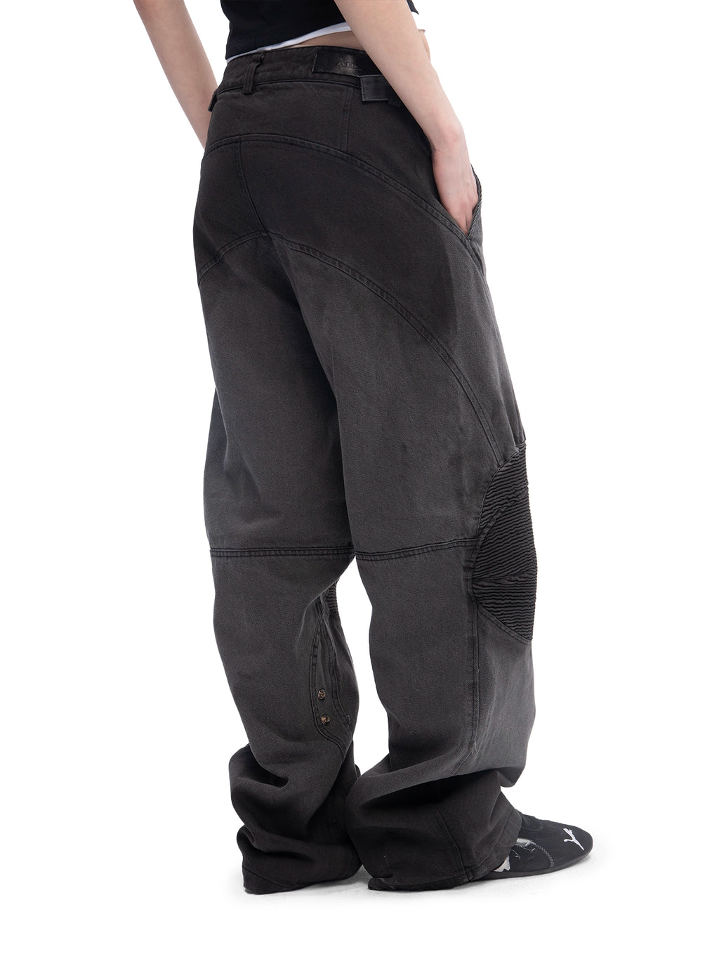 SHADOW PANTS WASH BLACK