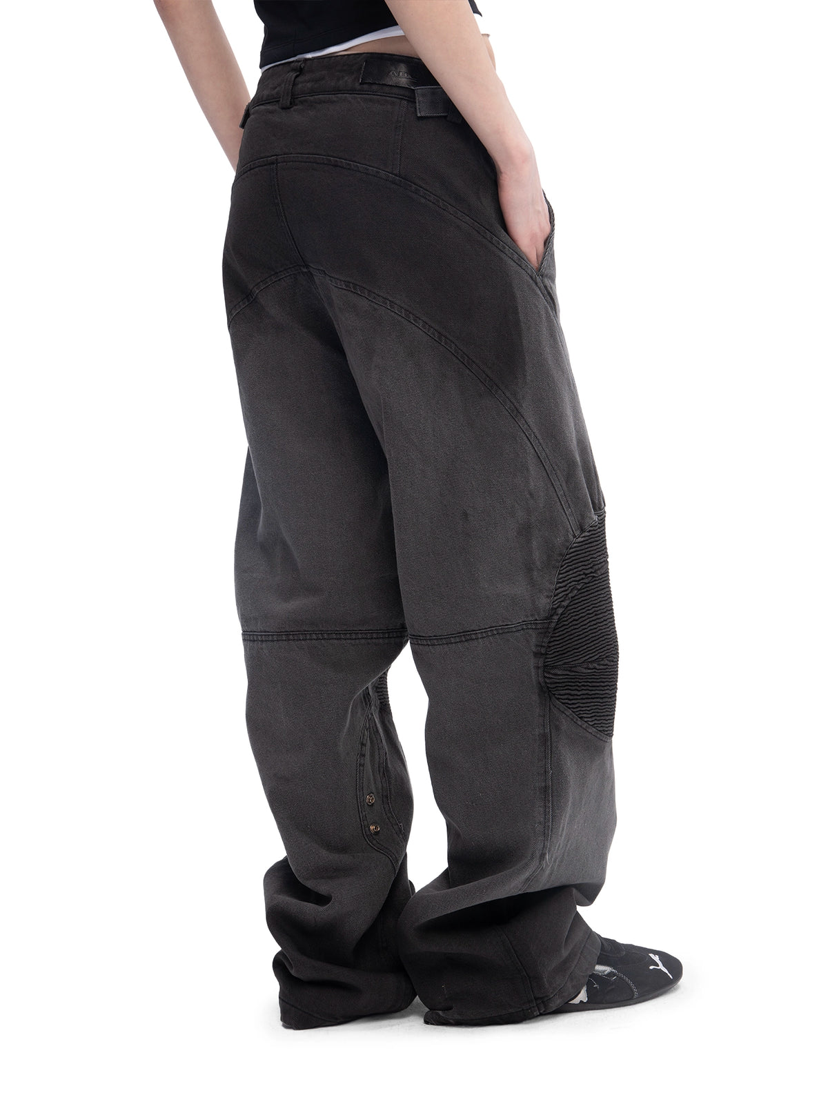 SHADOW PANTS WASH BLACK