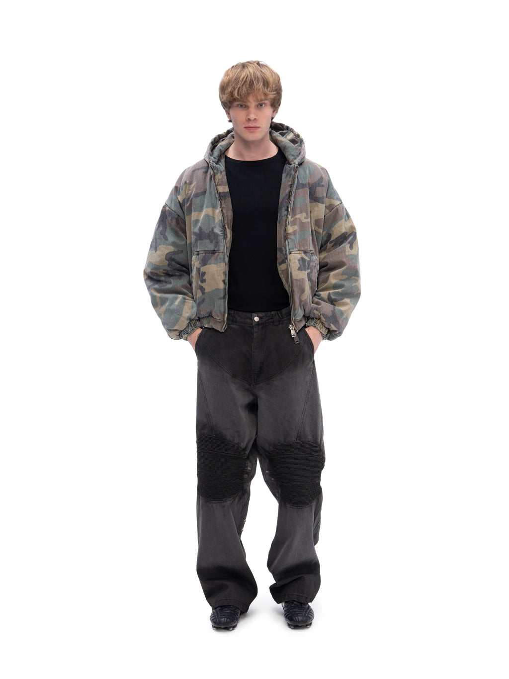 SHADOW PANTS WASH BLACK