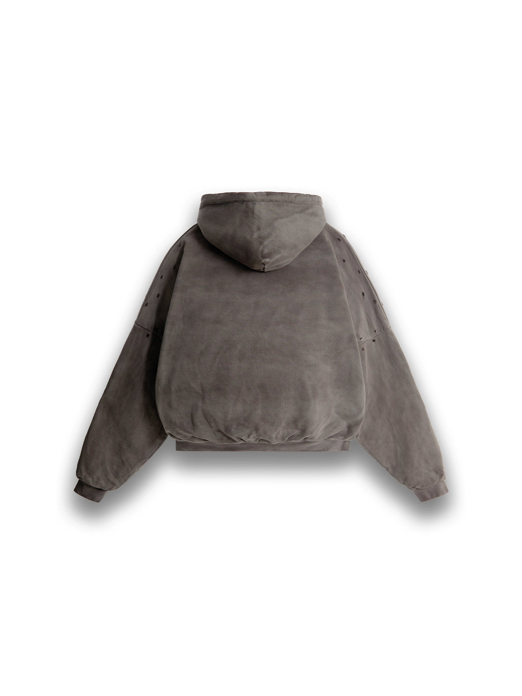 DOUBLE SKIN HOODIE SEO BROWN