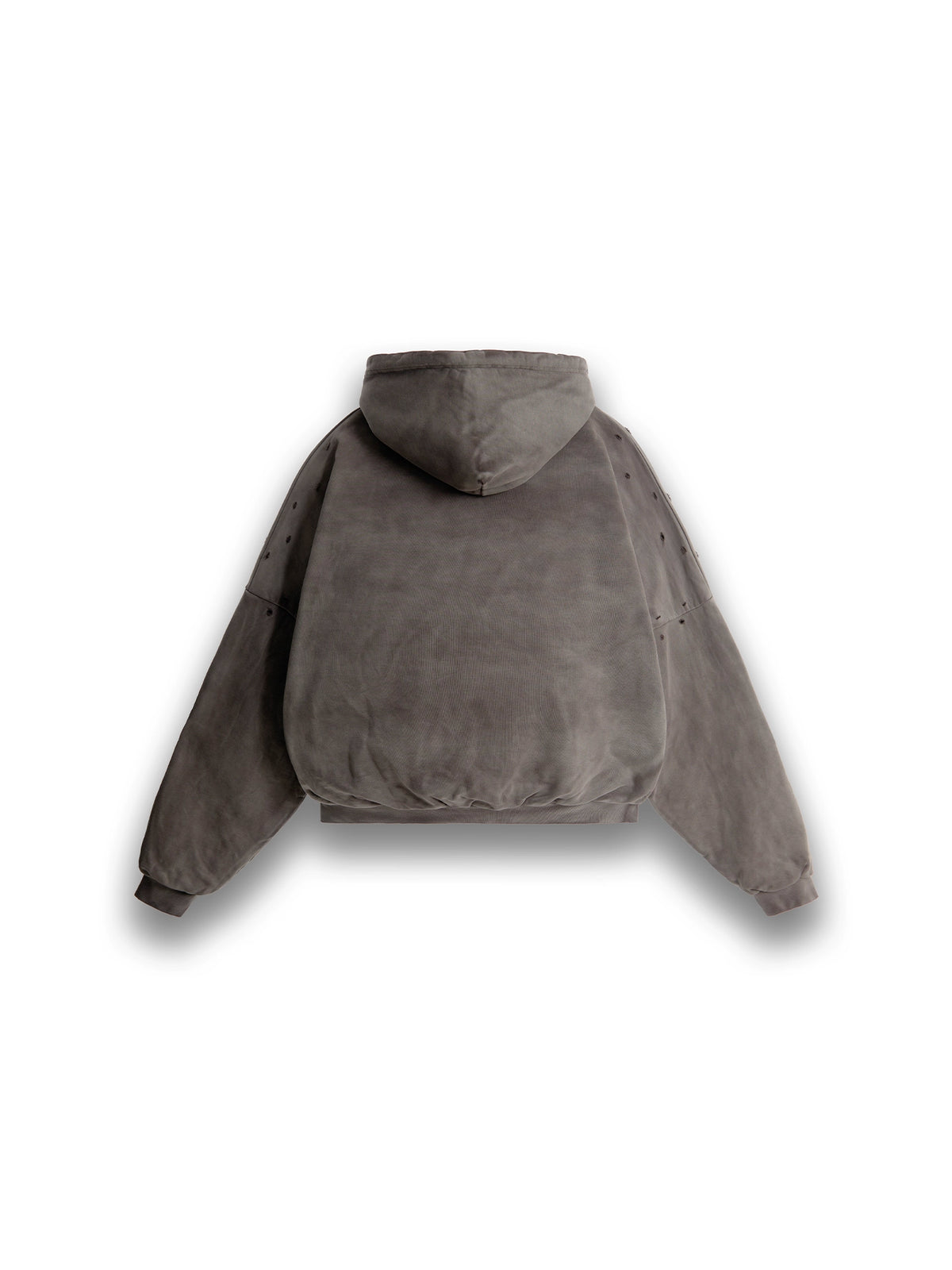 DOUBLE SKIN HOODIE SEO BROWN