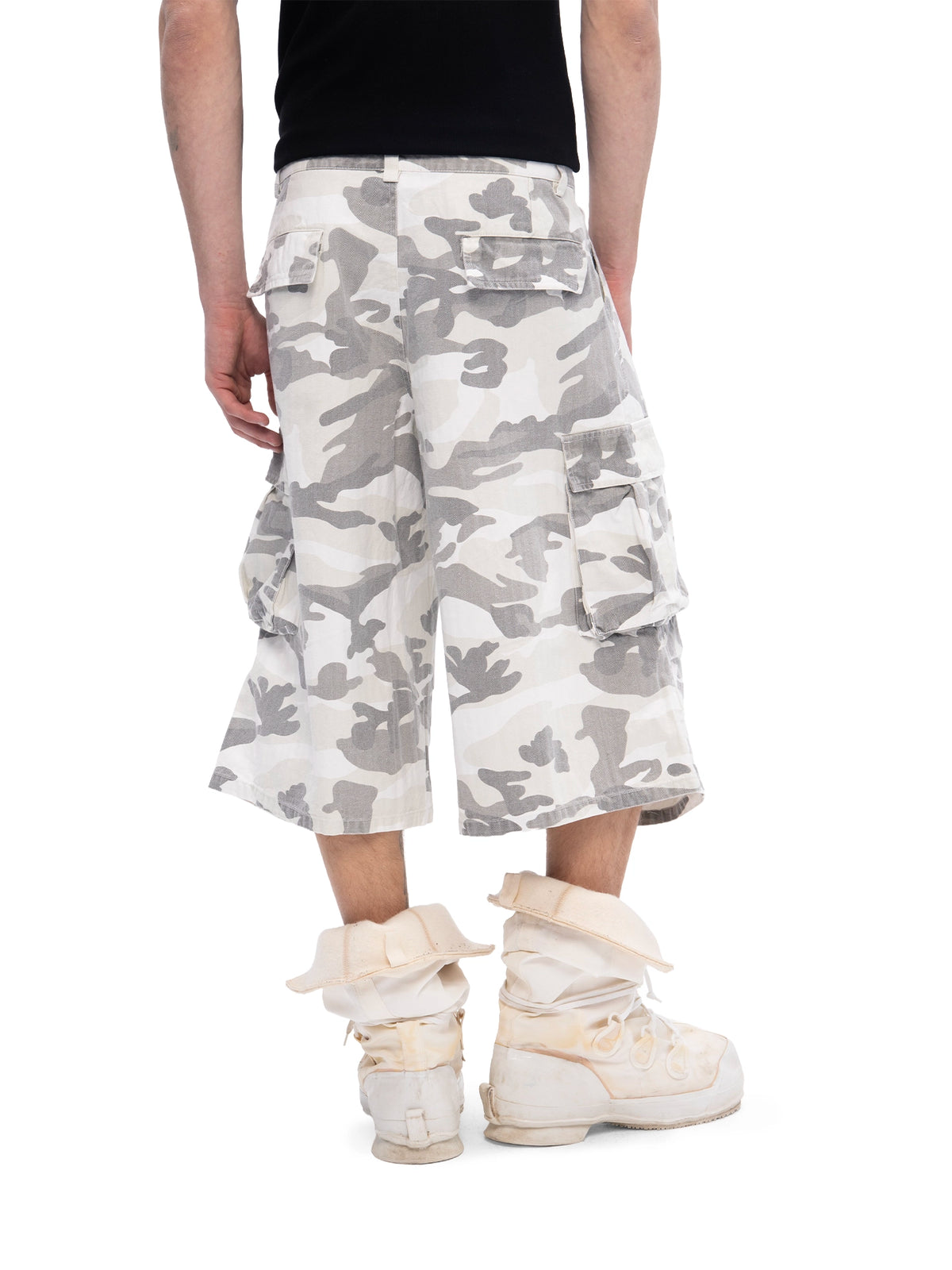 CARGO SHORTS SNOW CAMO