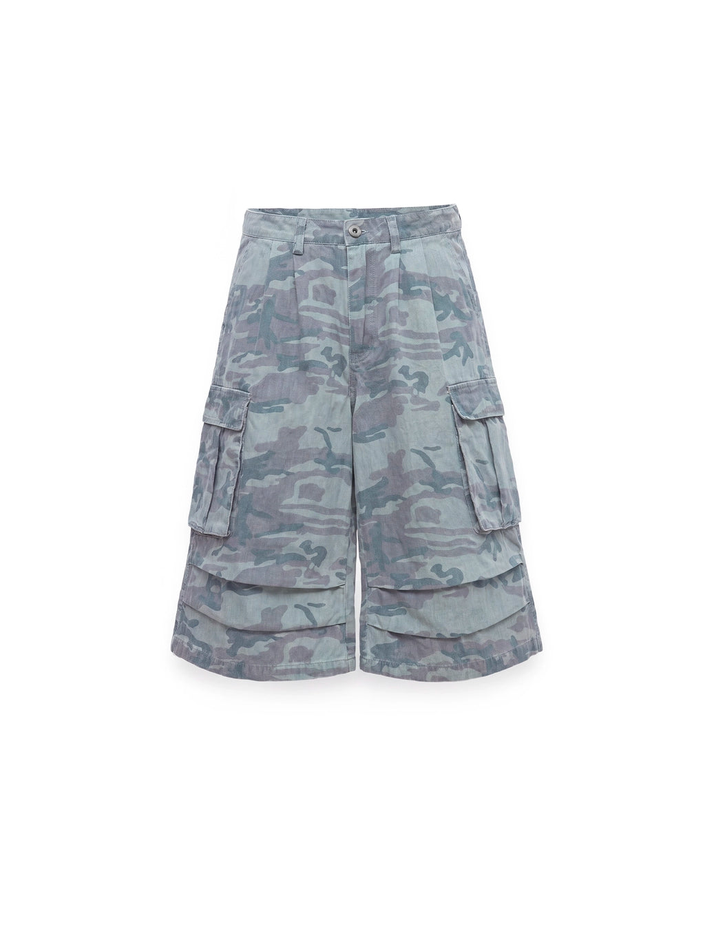 CARGO SHORTS BLUE CAMO