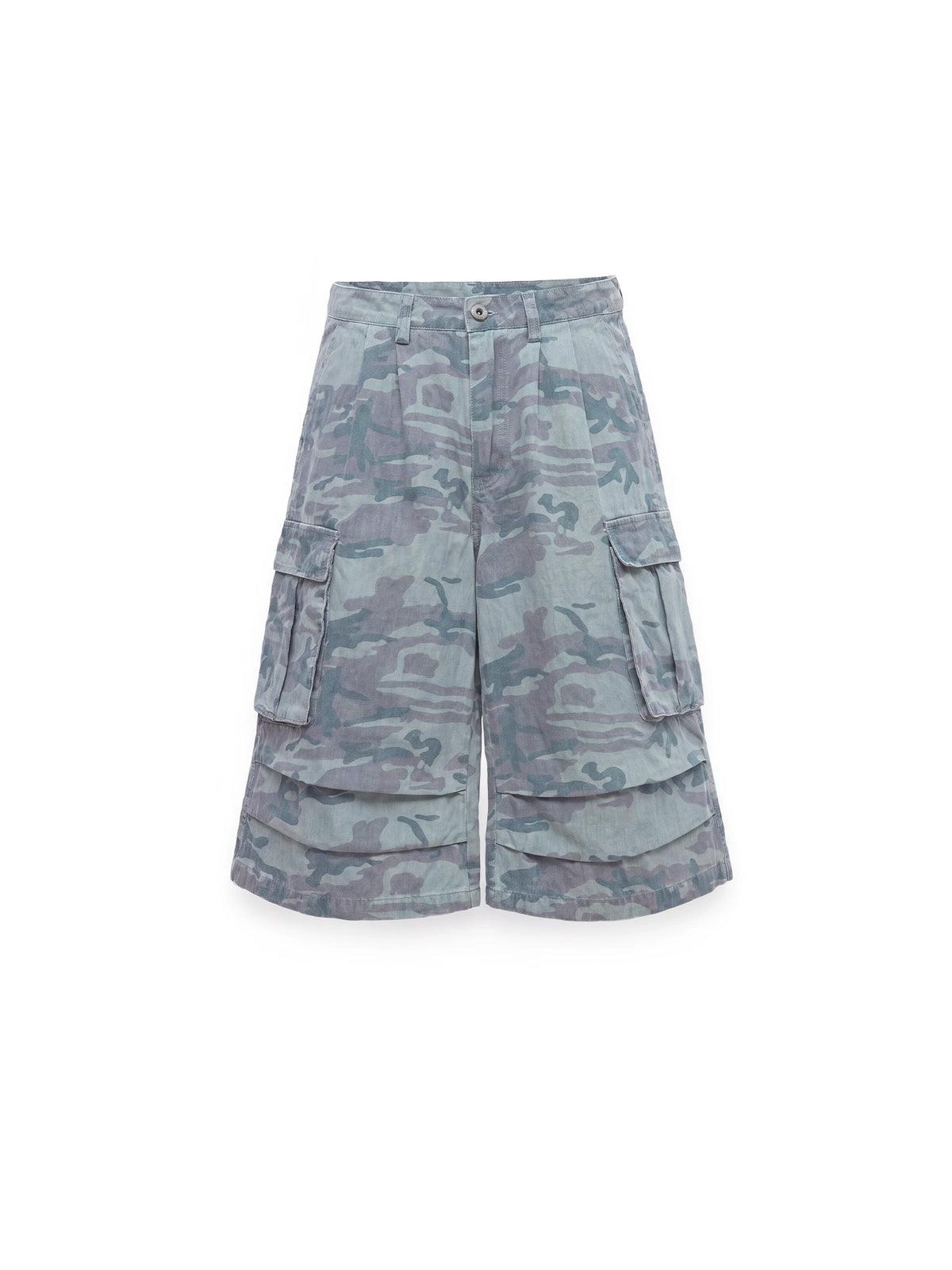 CARGO SHORTS BLUE CAMO