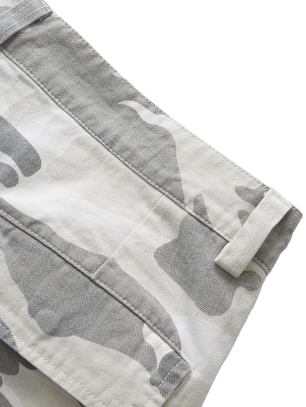 CARGO SHORTS SNOW CAMO