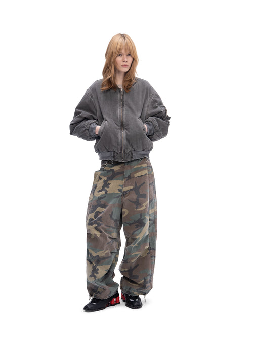 DOUBLE-SIDED BOMBER GREY