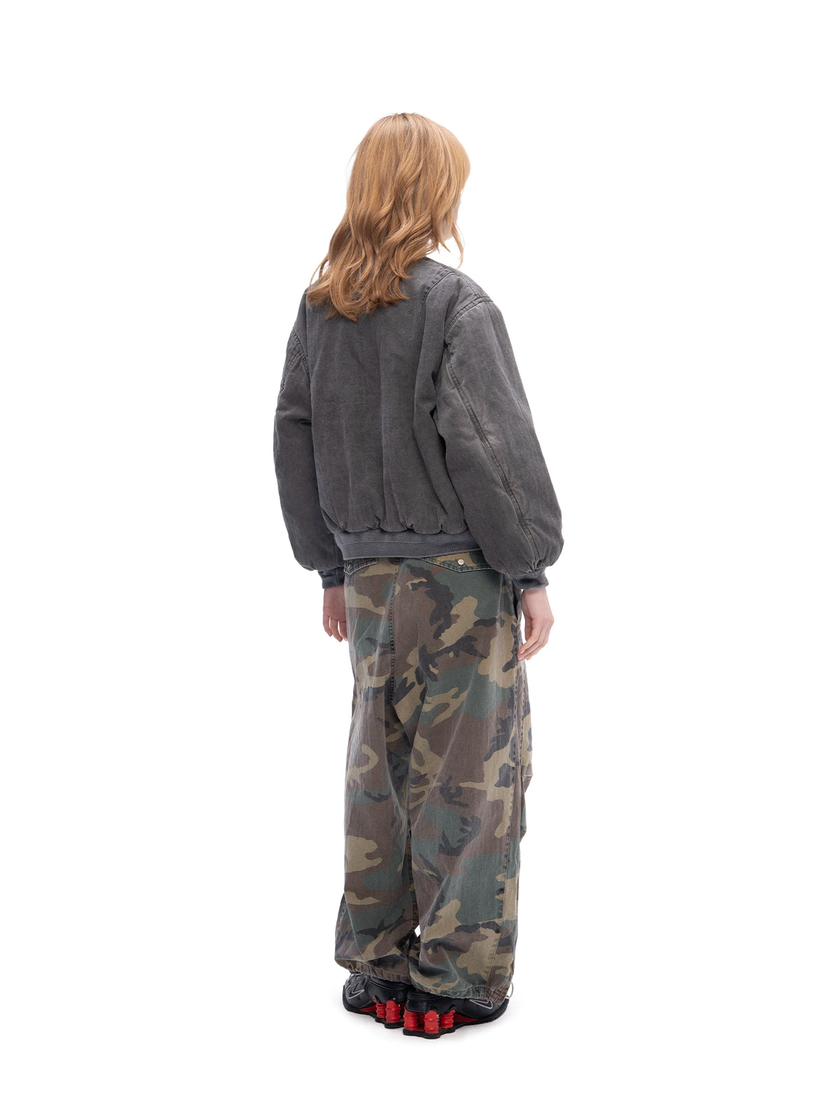 DOUBLE-SIDED BOMBER GREY