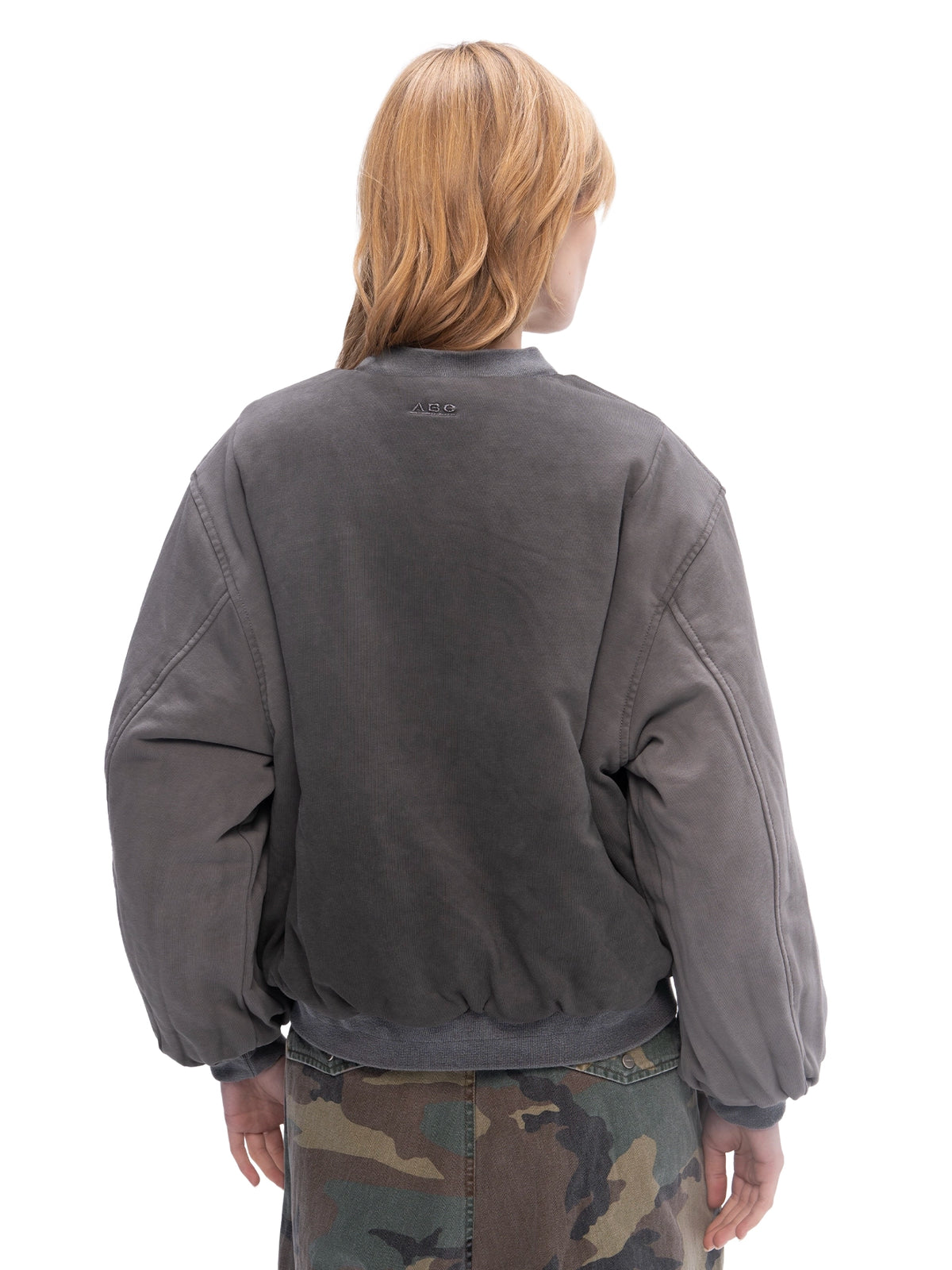 DOUBLE-SIDED BOMBER GREY
