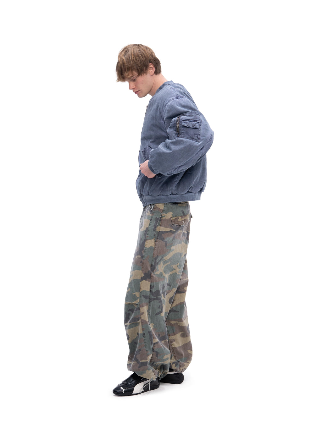 DOUBLE-SIDED BOMBER BLUE
