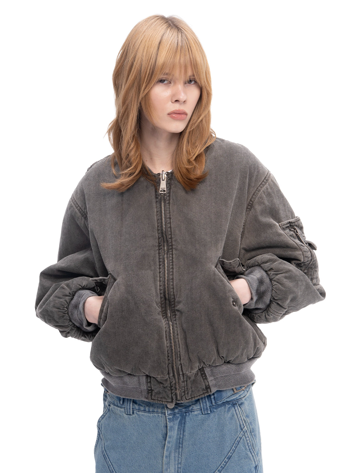 DOUBLE-SIDED BOMBER BROWN