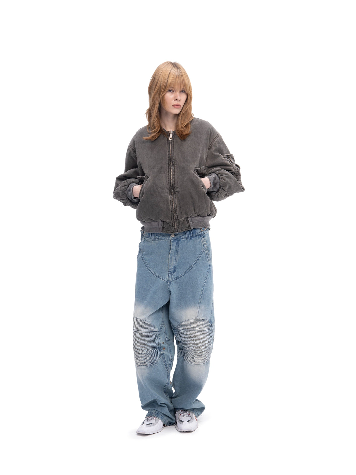 DOUBLE-SIDED BOMBER BROWN