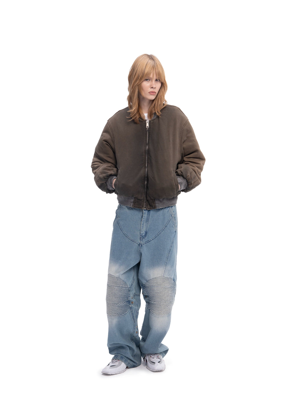 DOUBLE-SIDED BOMBER BROWN