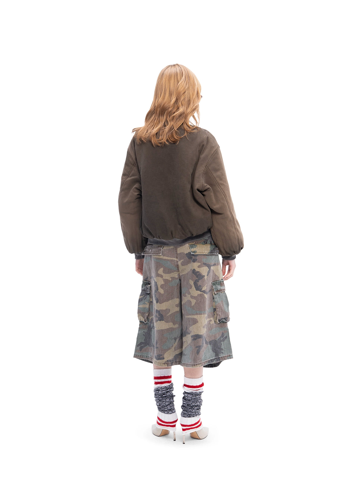 DOUBLE-SIDED BOMBER BROWN