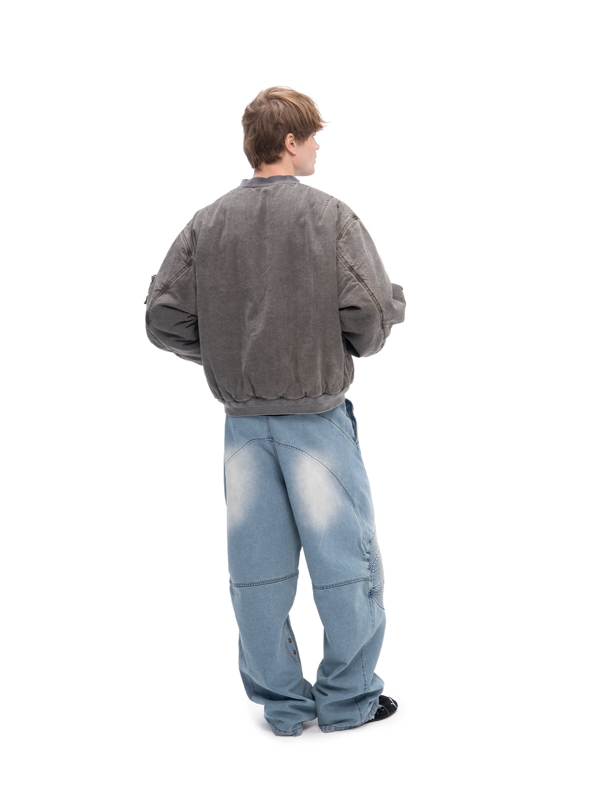 DOUBLE-SIDED BOMBER BROWN