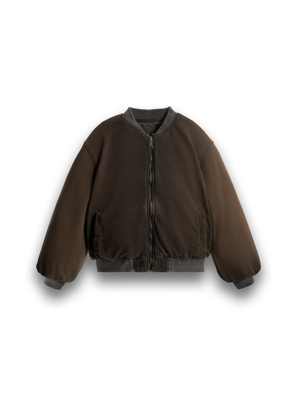 DOUBLE-SIDED BOMBER BROWN