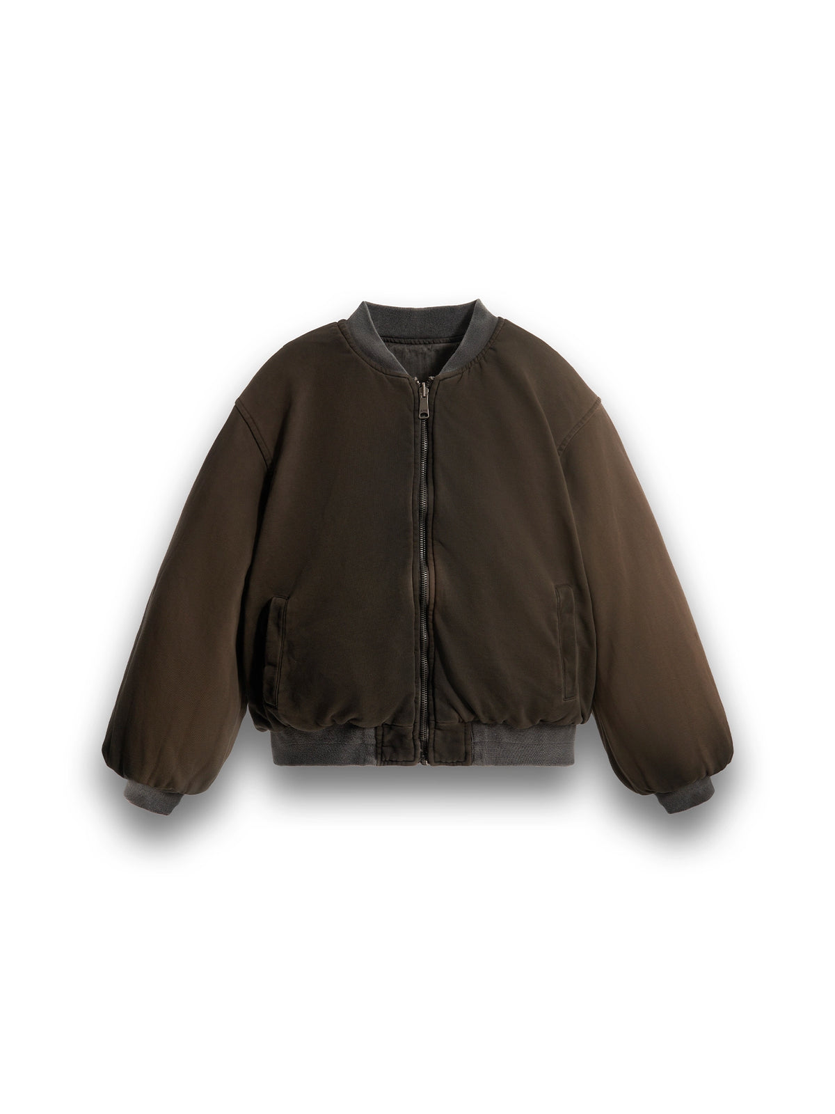 DOUBLE-SIDED BOMBER BROWN